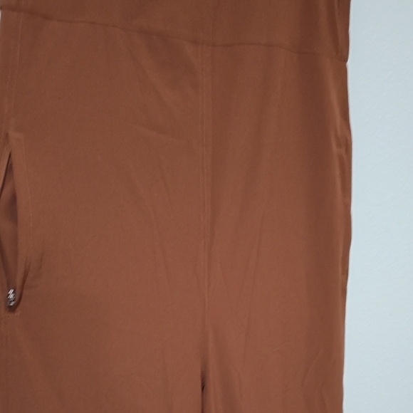 Women's Navy and Brown Jumpsuit - Picture 10 of 11